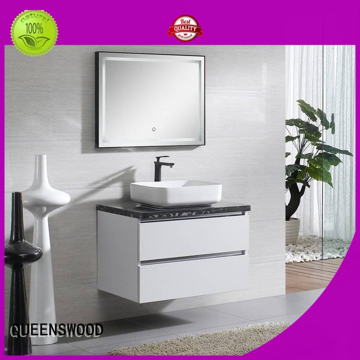 High Glossy White Wall Mounted Bathroom Cabinet High Glossy