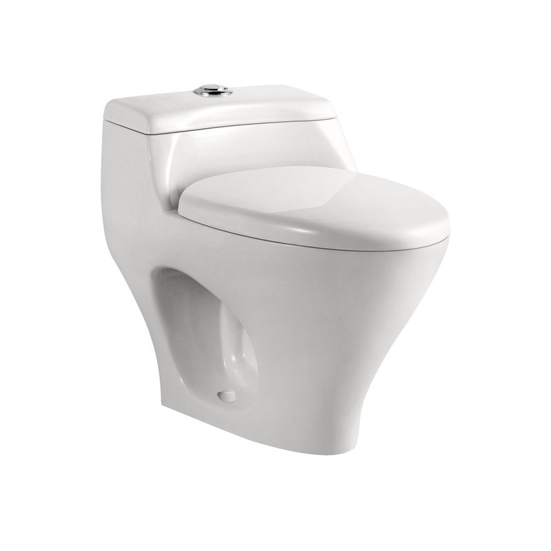 Europe Standard Washdown One-piece Toilet, S-trap Or P-trap