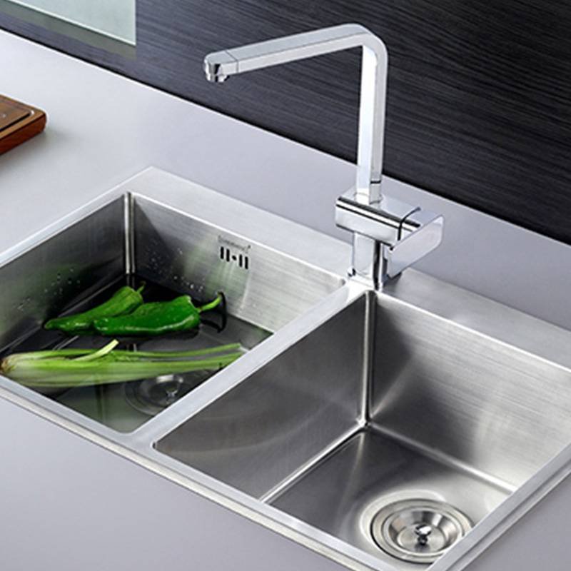 QUEENSWOOD Chrome Plated Kitchen Sink 6163D Kitchen Sink image2