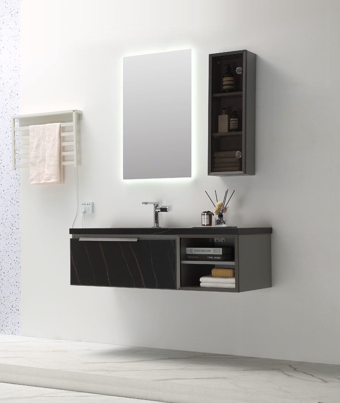 Free Combination Wall Mounted Bathroom Cabinet - Aurora Series