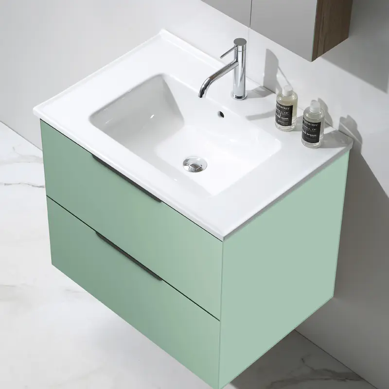 Modern minimalist Morandi color bathroom cabinet combination — Kano Series