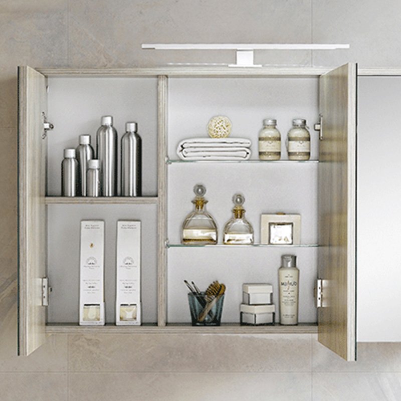 Find Pure Black Silver Wall Mounted Bathroom Cabinet With