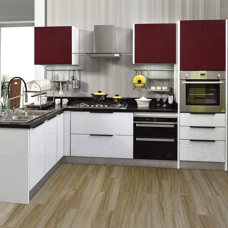 Modern Style Waterproof Plywood With High Glossy Kitchen Cabinet - Topaz Series
