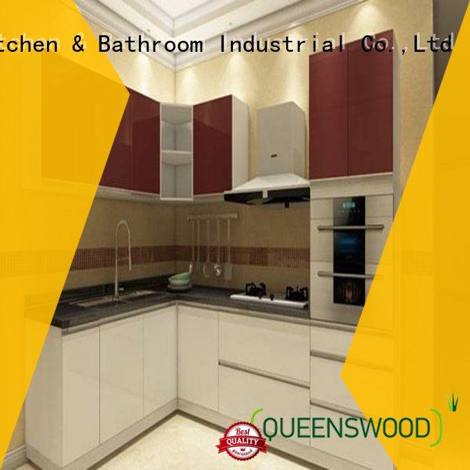 Strict Inspection Kitchen Cabinet Manufacturers Glossy One Stop