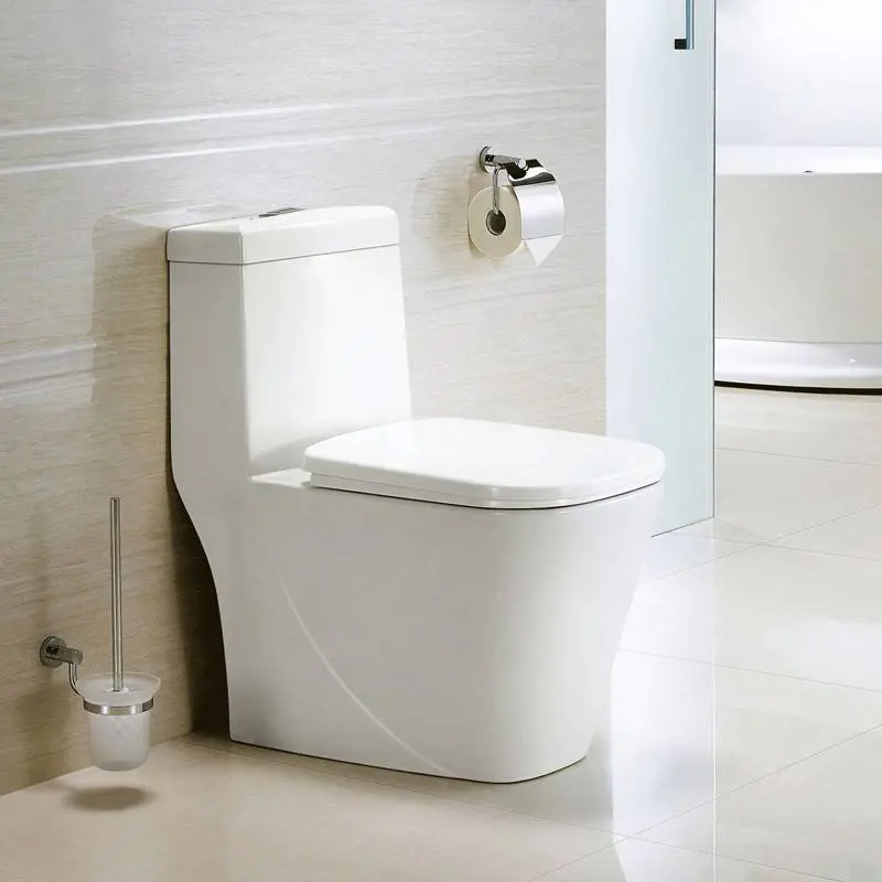 2433 Siphonic One-Piece Toilet 305MM Roughing-In Soft Close Seat Cover