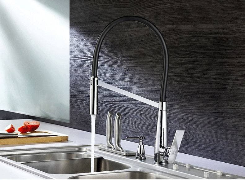 Professional Brass Body Zinc Handle Faucet For Kitchen Sink