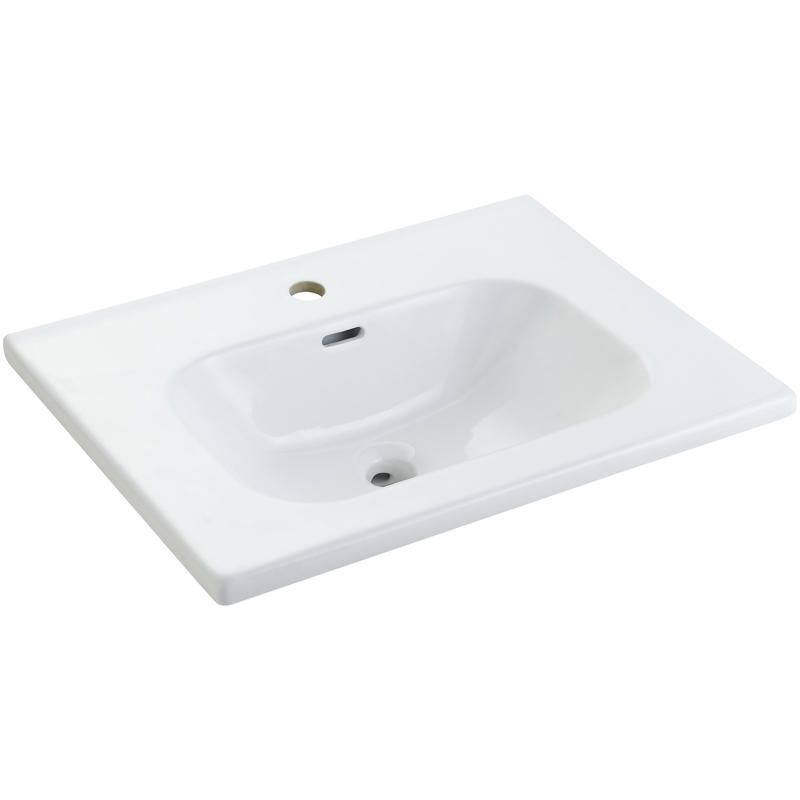 White Ceramic Basin For Cabinet - TONO Series
