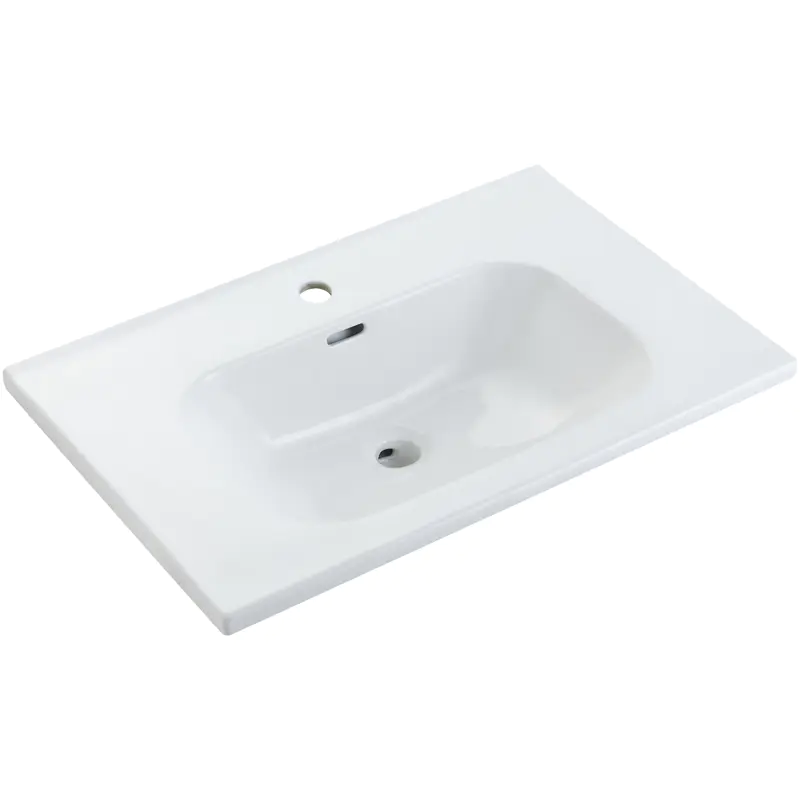 White Ceramic Basin For Cabinet - TONO Series