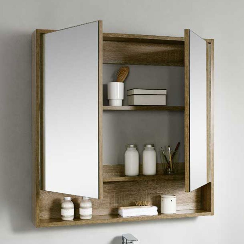 Reliable White Wall Mounted Cabinet Oak One Stop Services For