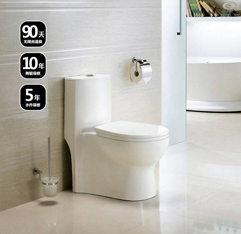 QUEENSWOOD 5602 S Trap One Piece Siphonic Toilet 300 Roughing-In，Including Fitting America Standard Toilet image77